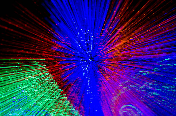istock Colorful abstract background, using motion blur from tunnel lights night 471484612