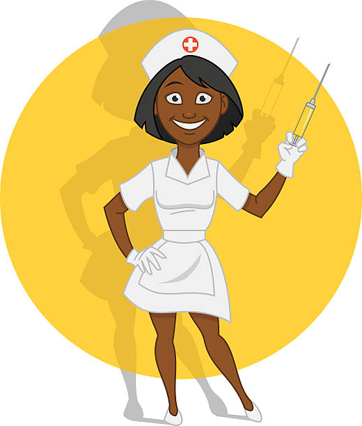 медсестра - beautiful nurse doctor female nurse stock illustrations