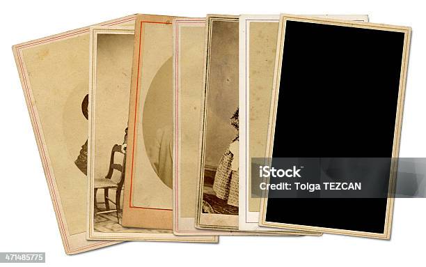 Vintage Foto Em Branco - Fotografias de stock e mais imagens de Antigo - Antigo, Cartão Postal, Fora de moda - Estilo