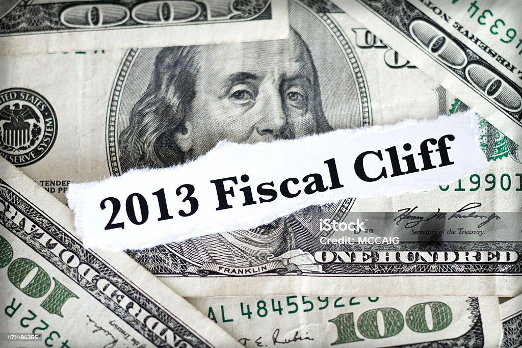 Esercizio fiscale Cliff - Foto stock royalty-free di Affari