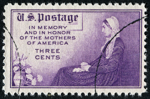 Cancelled Stamp From The United States Featuring The Painting \
