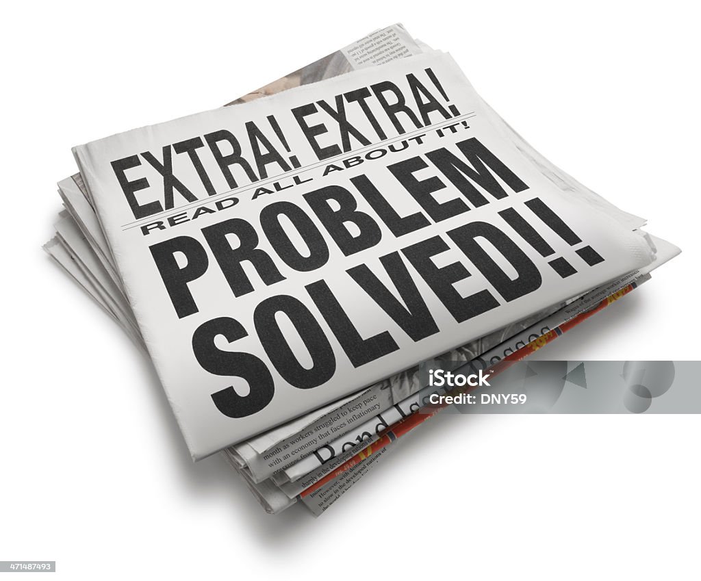 Problema resolvido - Foto de stock de Acordo royalty-free