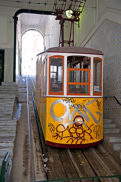 istock Lower station of traditional Elevador da Bica 471487589