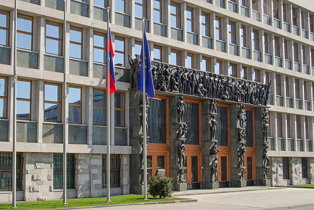 istock National Assembly Building in Ljubljana 471488436