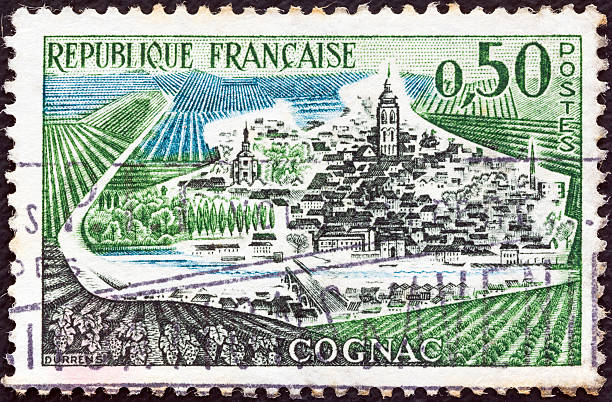 An concept image of a blank stamp, postage