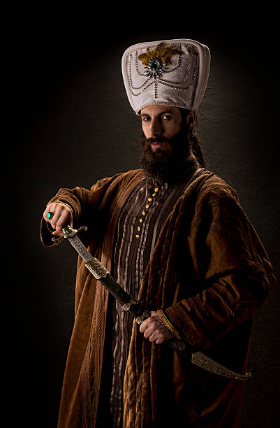 Ottoman sultan stock photo
