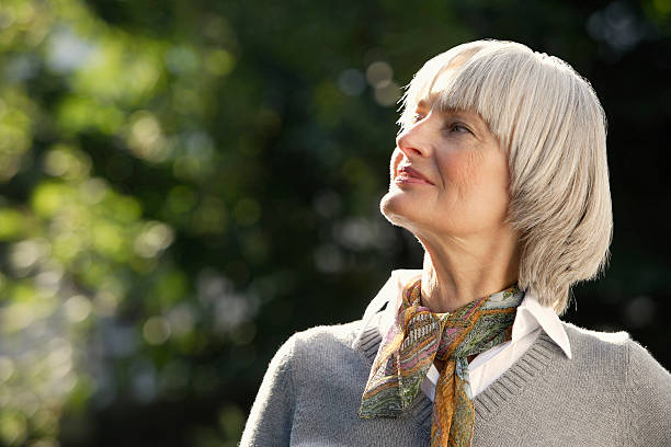 istock Profile of senior woman 471488917