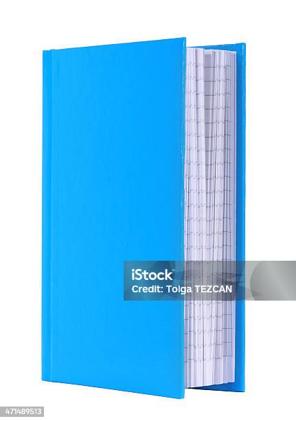 Blue Book Stock Photo - Download Image Now - Blank, Blue, Book