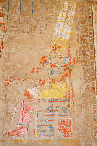 istock Wall Paintings. Temple of Hatshepsut. Egypt 471489564