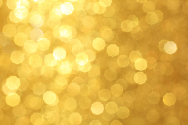золотой не в фокусе lights - glitter defocused illuminated textured effect стоковые фото и изображения