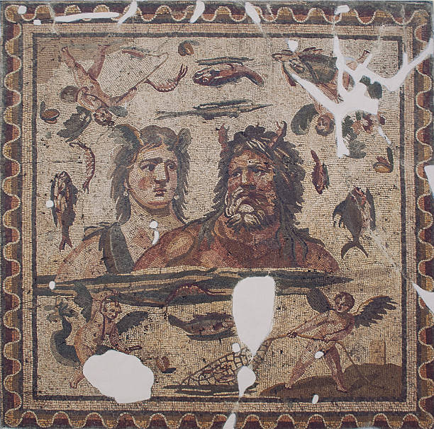 istock Ancient Mosaic of Oceanos And Tethys 471490677