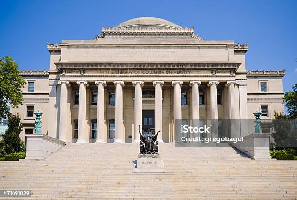 Low Memorial Library At Columbia University In New York City Stock Photo - Download Image Now