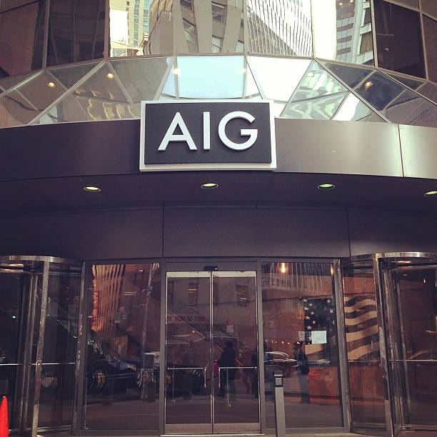 AIG in Downtown Manhattan stock photo