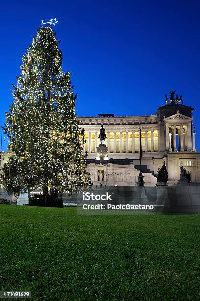 Natal Tempo Em Roma - Fotografias de stock e mais imagens de Natal - Natal, Roma - Itália, Altare Della Patria