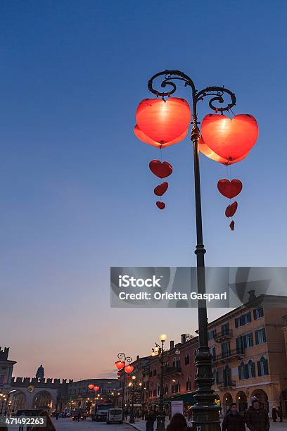 Valentinstag In Verona Italien Stockfoto und mehr Bilder von Abenddämmerung - Abenddämmerung, Altstadt, Architektur