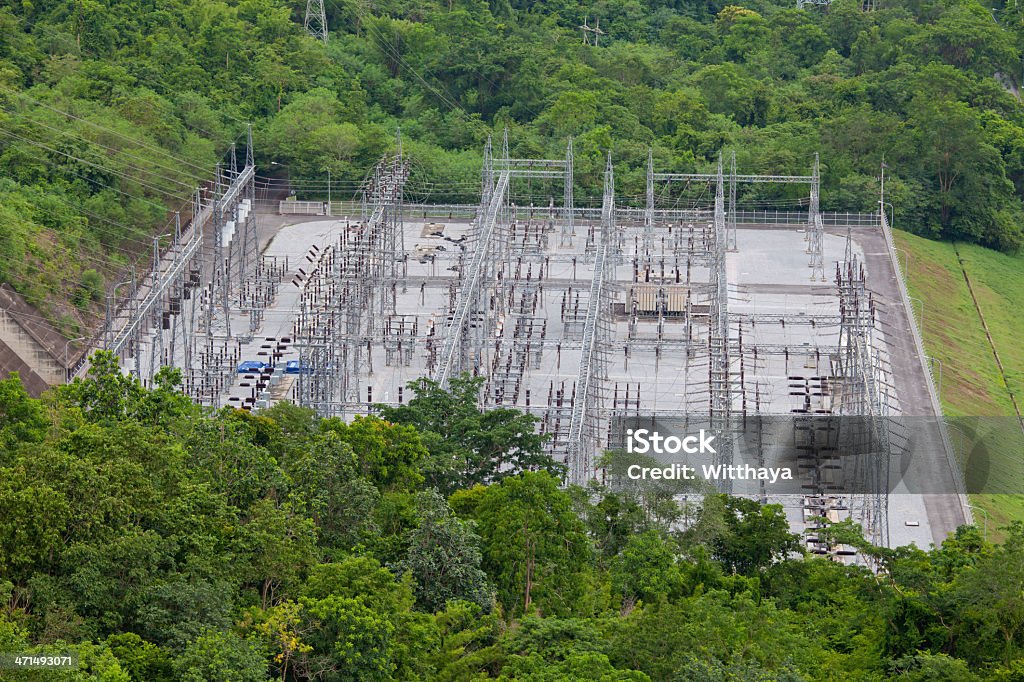 Hydro Power-Electric Dam - Lizenzfrei Architektur Stock-Foto