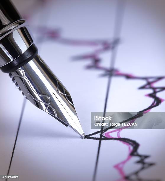 ビジネスグラフペン - グラフのストックフォトや画像を多数ご用意 - グラフ, コンセプト, セール