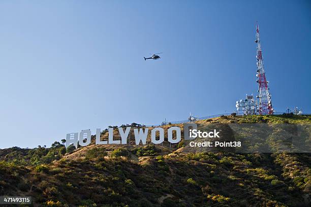 Photo libre de droit de Célèbre Panneau Hollywood À Los Angeles En Californie banque d'images et plus d'images libres de droit de Abrupt