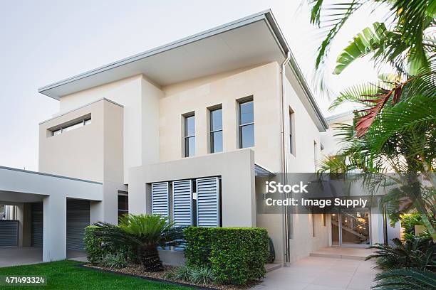 Modern Australian Home Stock Photo - Download Image Now - House, Modern, Outdoors