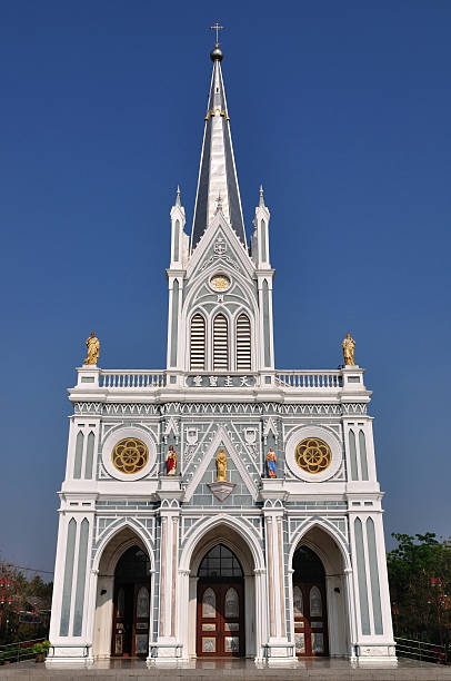istock Gothic Chruch, over 100 years old church in Ratchaburi province, 471493339
