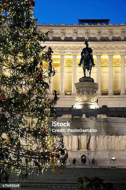 Foto de Natal Em Roma e mais fotos de stock de Natal - Natal, Roma - Itália, Altare Della Patria