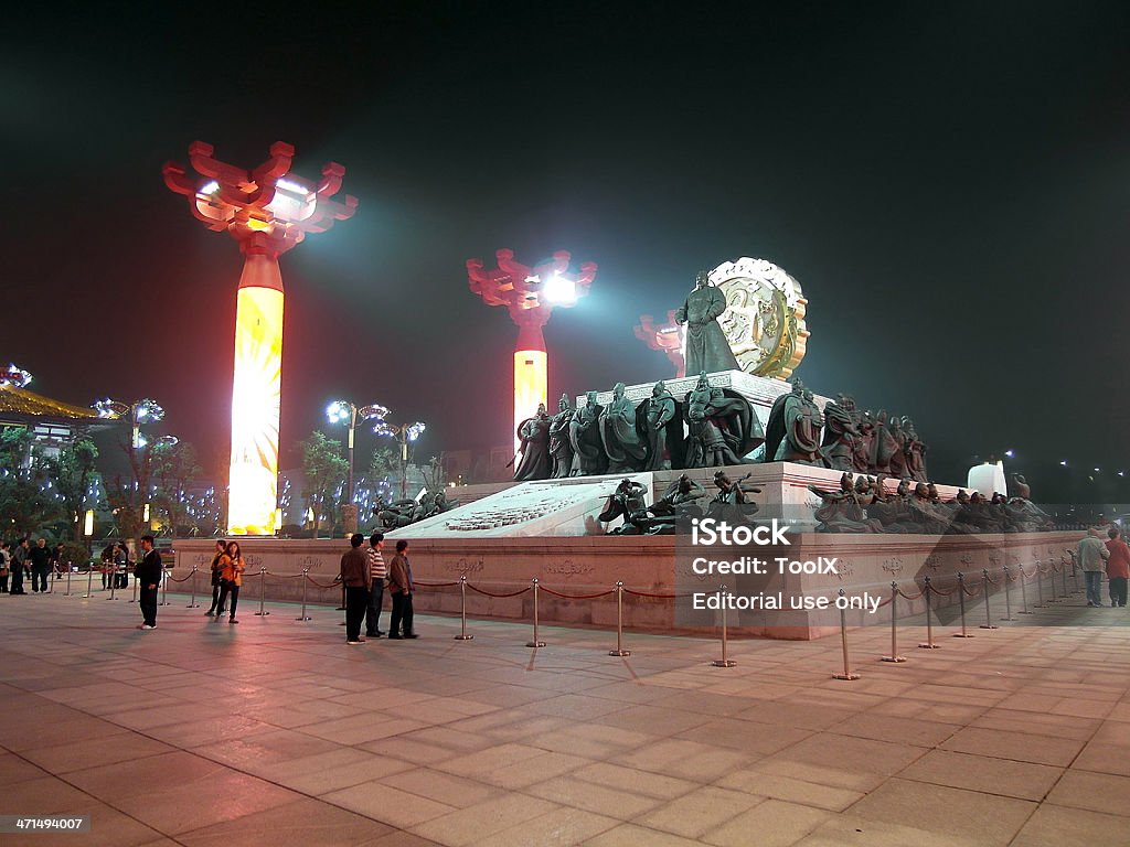 Monumento di Xi'an - Foto stock royalty-free di Cina