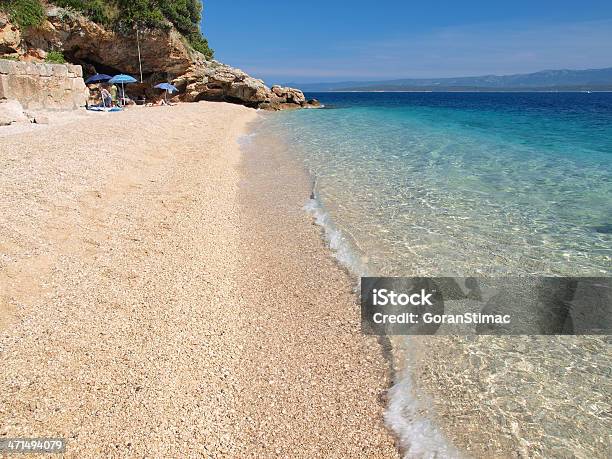 Photo libre de droit de Adriatique Beach banque d'images et plus d'images libres de droit de Caillou - Caillou, Ciel, Croatie