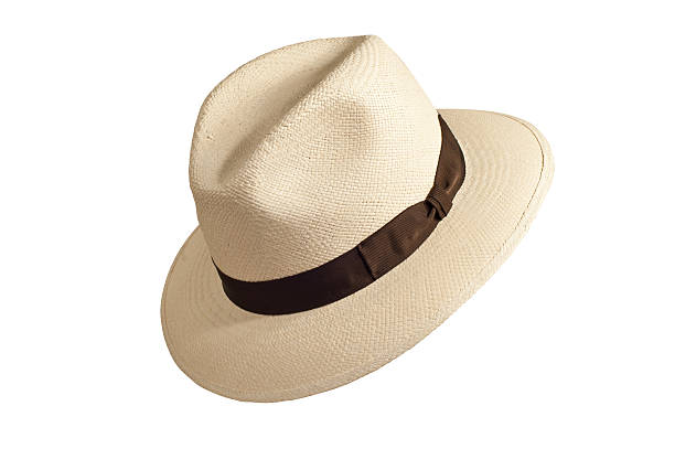 Summer hat panama style stock photo