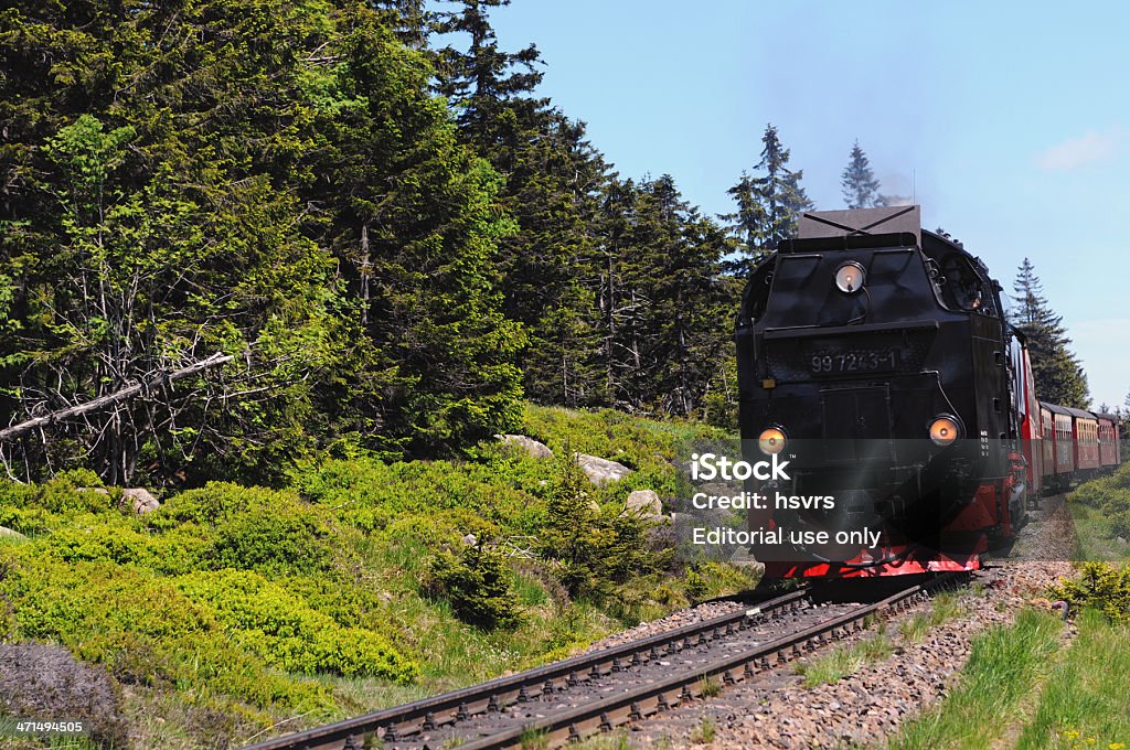 Brockville-Dampflokomotive - Lizenzfrei Bahngleis Stock-Foto
