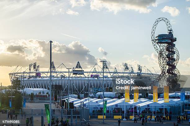 London 2012 Olympic Stadium Stock Photo - Download Image Now - Olympic Stadium - London, Architecture, Athletes Village