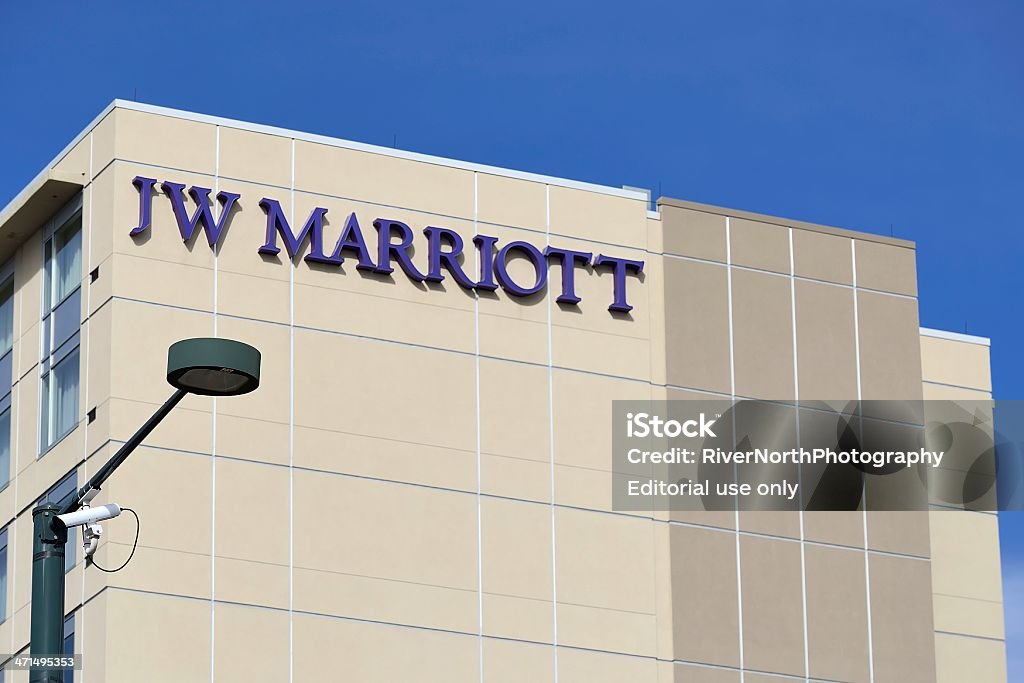 Marriott Hotel - Lizenzfrei Außenaufnahme von Gebäuden Stock-Foto