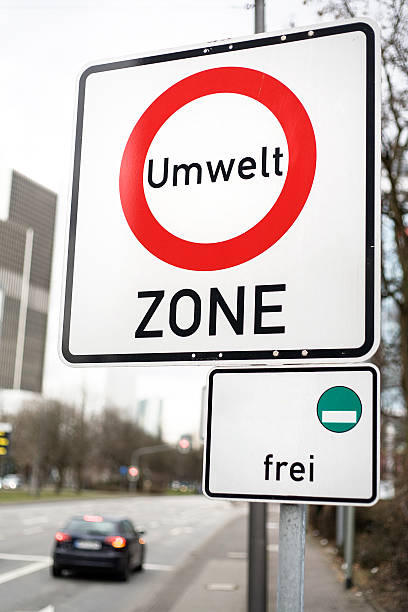 istock German road sign Green zone - Umweltzone 471495931