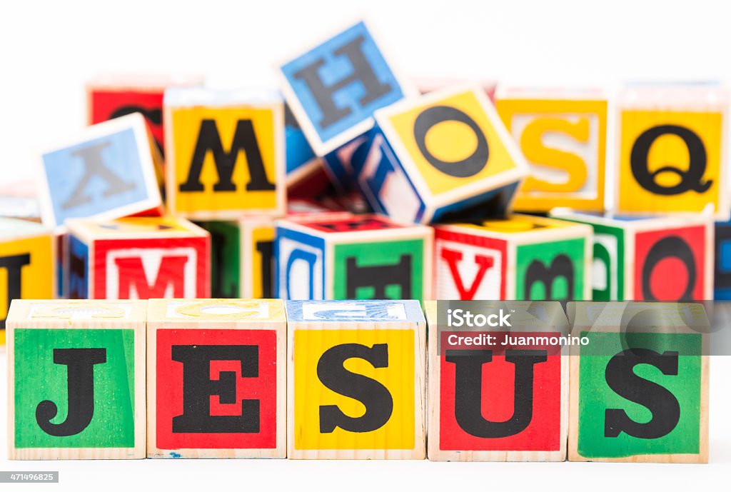 Jesus - Foto stock royalty-free di Blocco da assemblare