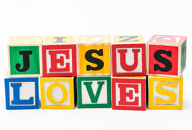 Jesus Block 130+ Block Jesus Christ Religion Alphabet Stock Photos, Pictures ...