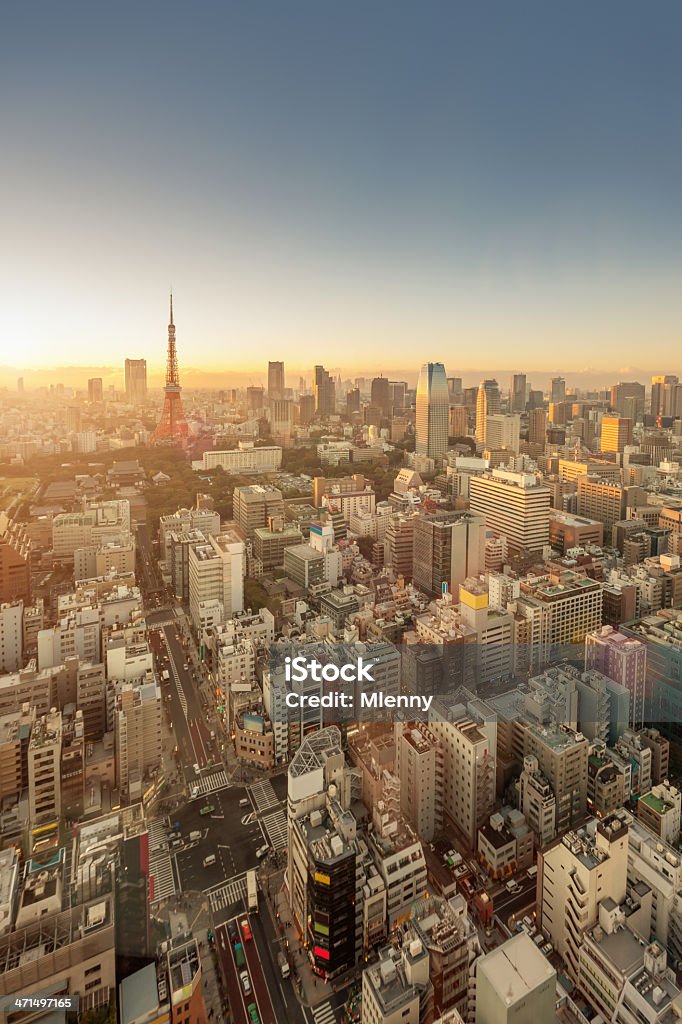 Горизонта города Токио, Япония - Стоковые фото LypseJP2010 роялти-фри