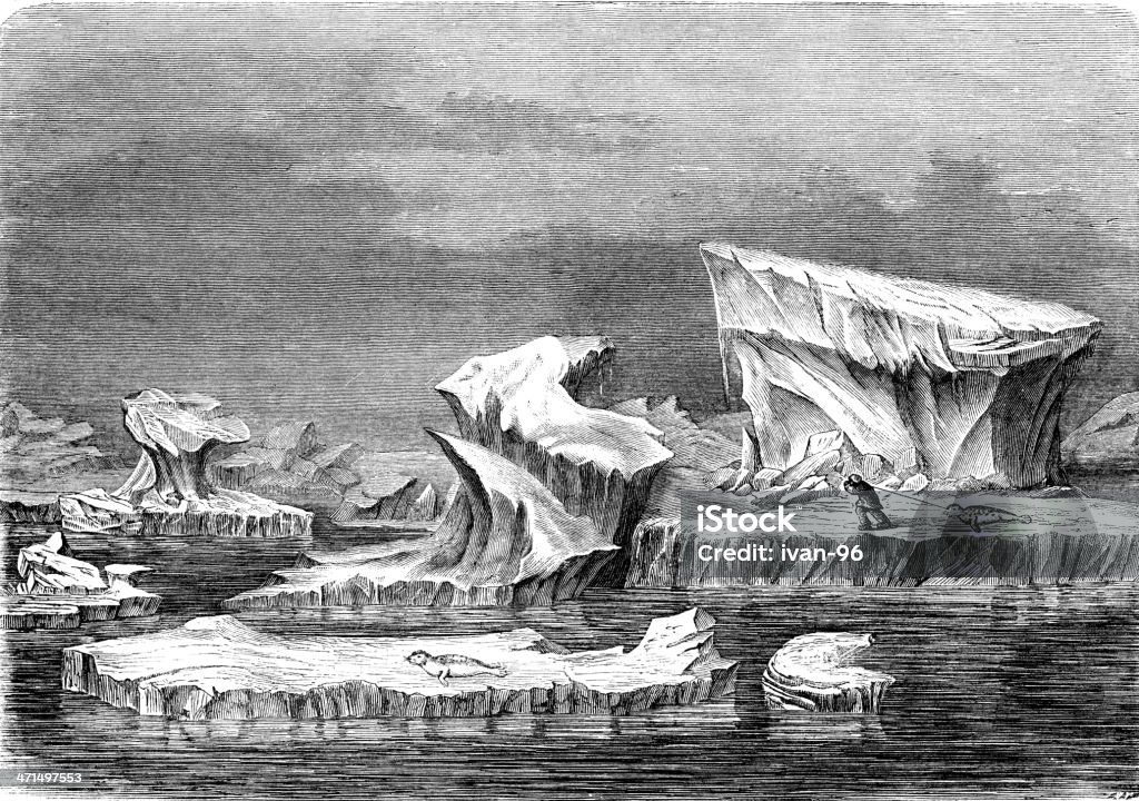 Iceberg - Illustrazione stock royalty-free di Antartide