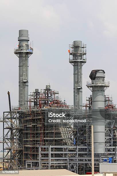 Bau Power Plant Stockfoto und mehr Bilder von Baugewerbe - Baugewerbe, Blau, Fabrik