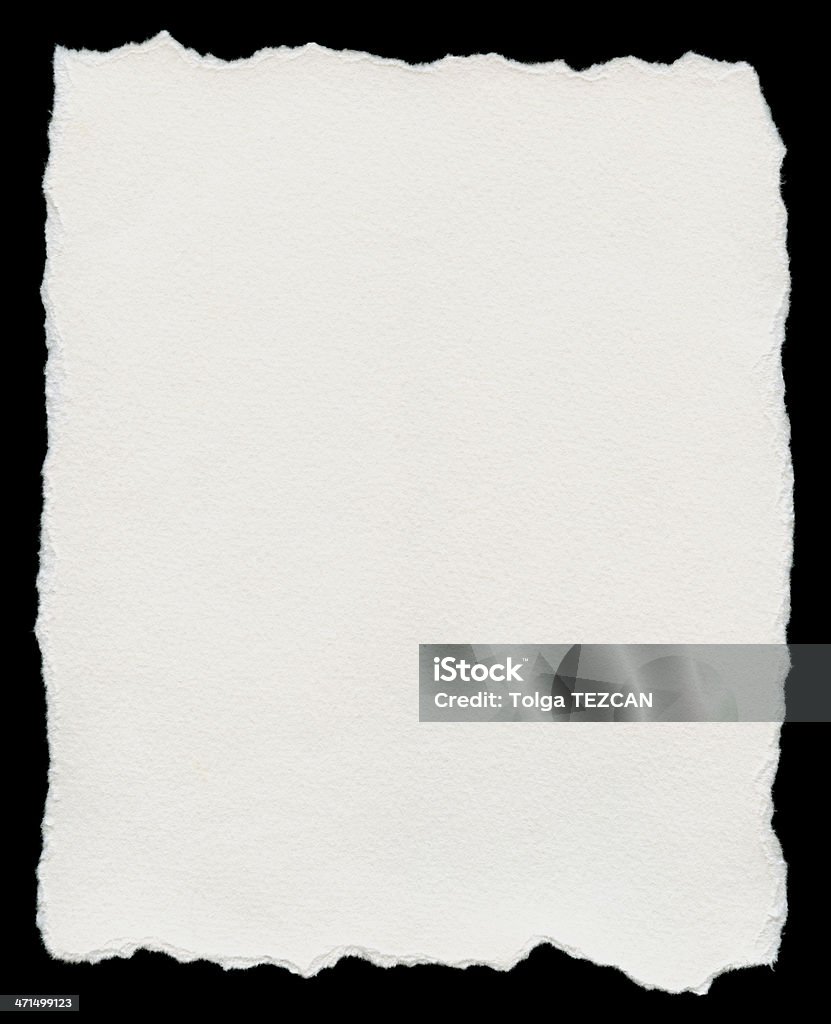 Torn ホワイトの水彩画紙 - 水彩画のロイヤリティフリーストックフォト