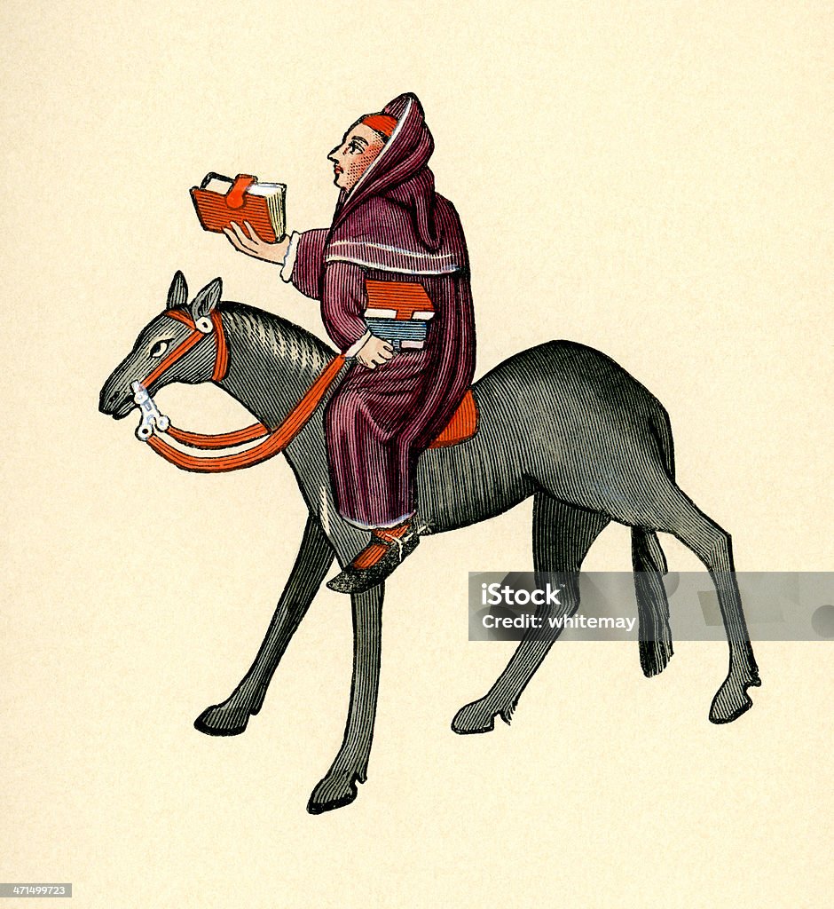 Canterbury Tales-Addetto - Illustrazione stock royalty-free di Canterbury - Inghilterra