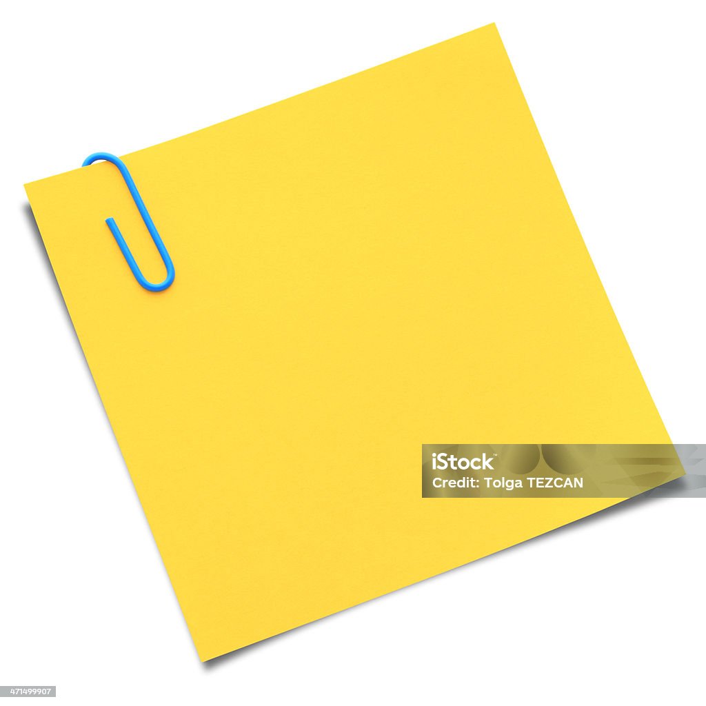 Blanc Jaune collant noter - Photo de Carnet libre de droits