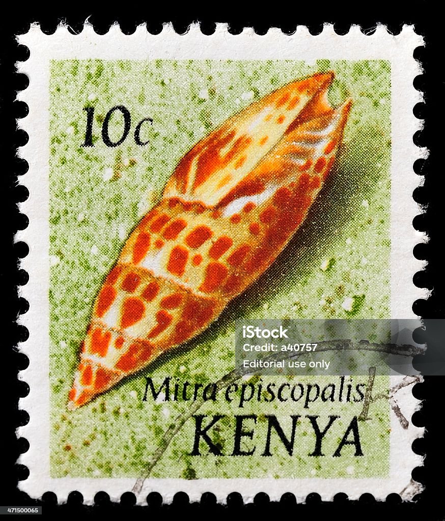 Francobollo del Kenia - Foto stock royalty-free di Astratto