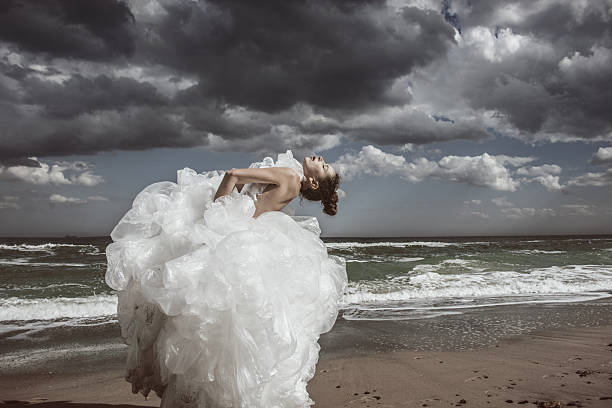 istock women in plastic bag dress 471500401