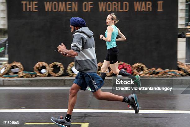 남자 여자 실행 브리티시 10 K 2012 런던 마라톤에 대한 스톡 사진 및 기타 이미지 - 런던 마라톤, Nike - Designer Label, 달리기