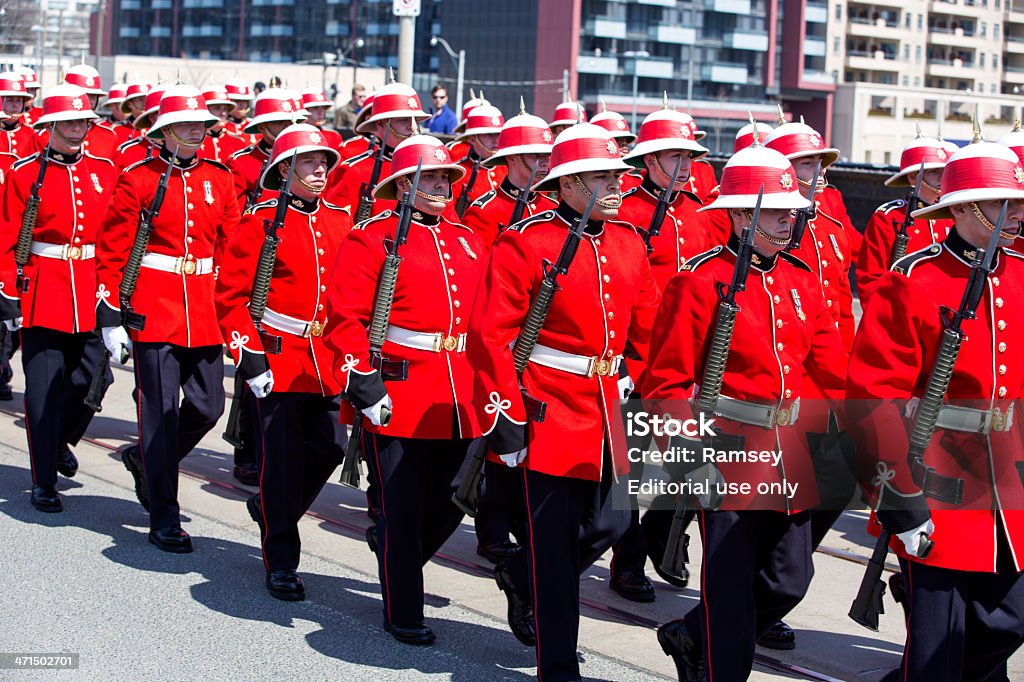 Parade militaire canadienne - Photo de Armée canadienne libre de droits