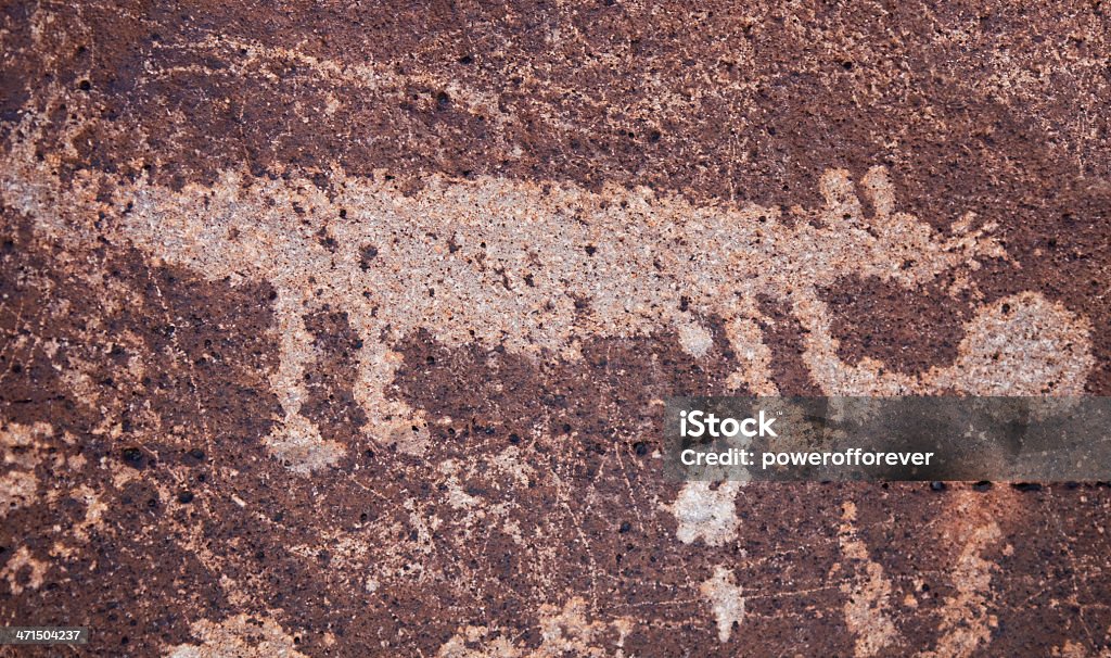 Zwierzę piktogram-Pomnik Narodowy Petroglyph - Zbiór zdjęć royalty-free (Albuquerque - Stan Nowy Meksyk)
