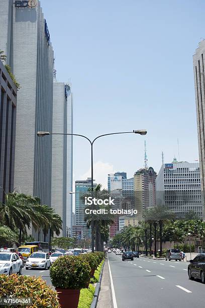 Makati City In Metro Manila Stockfoto und mehr Bilder von Asien - Asien, Auto, Bürogebäude