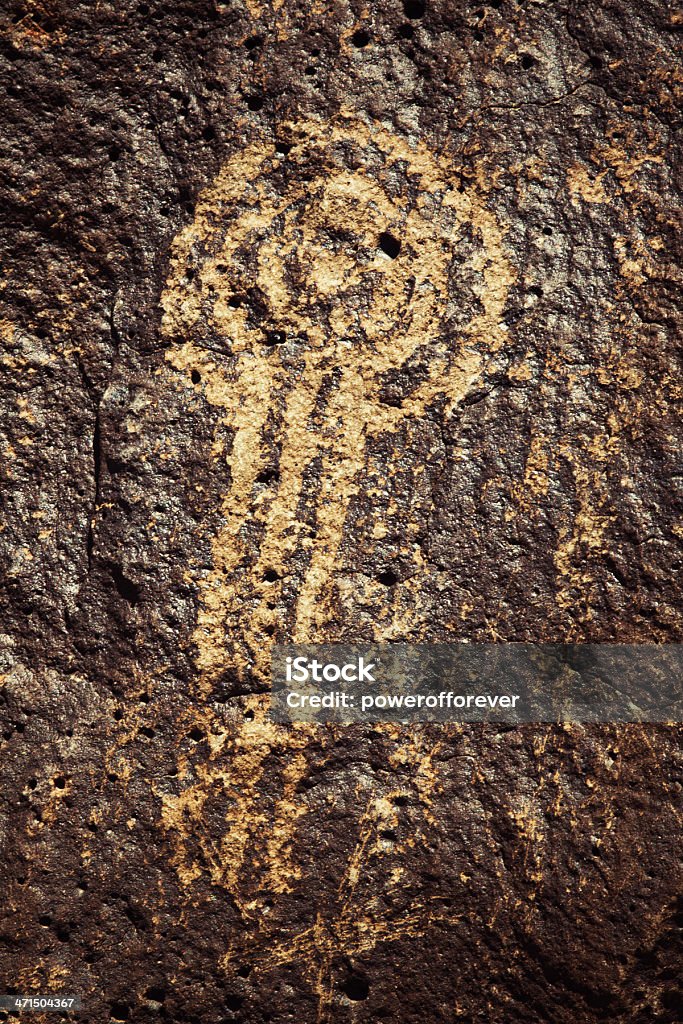 Design Pictogram-Petroglyph National Monument - Photo de Albuquerque libre de droits