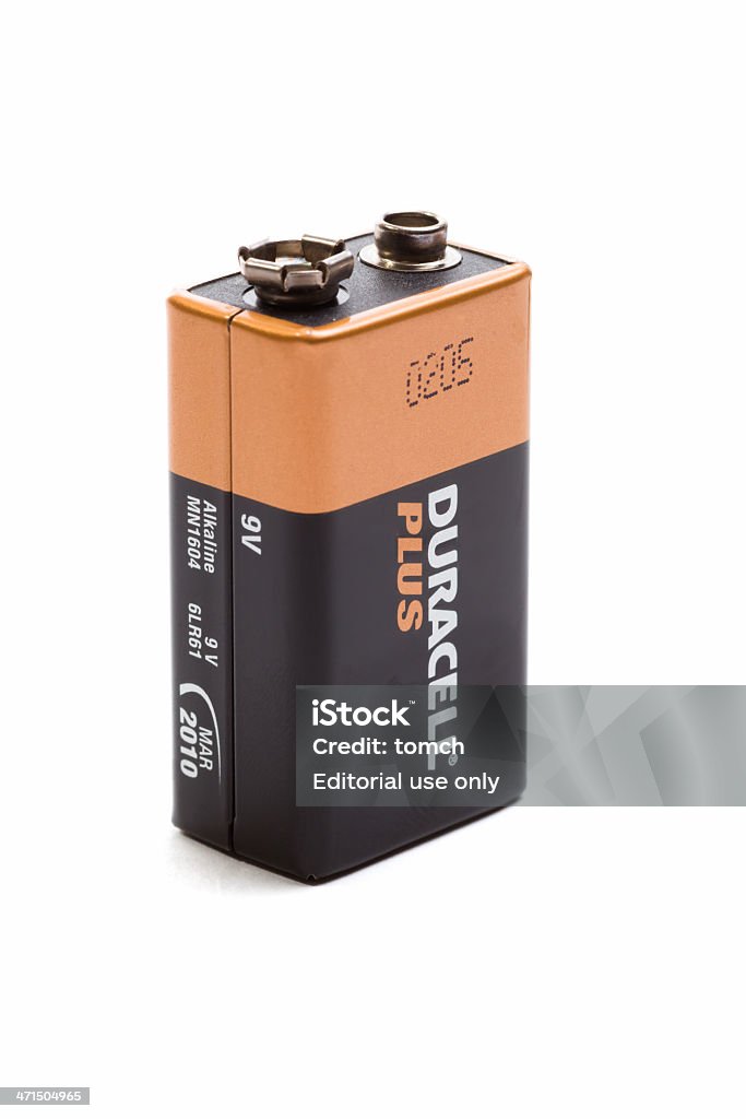 9 V bateria - Foto de stock de Pilha - Fornecimento de Energia royalty-free