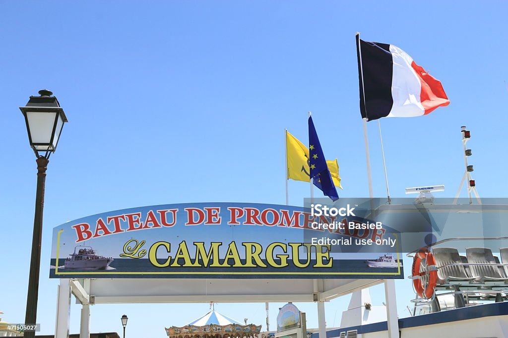 Promenade à Saintes-Maries-de-la-Mer - Photo de Camargue libre de droits