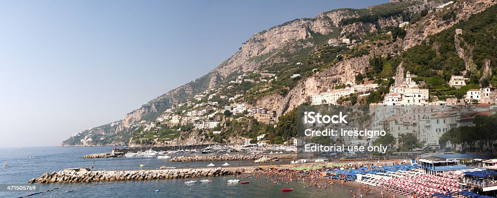 Амальфийское coast- Италия - Стоковые фото Амальфи роялти-фри